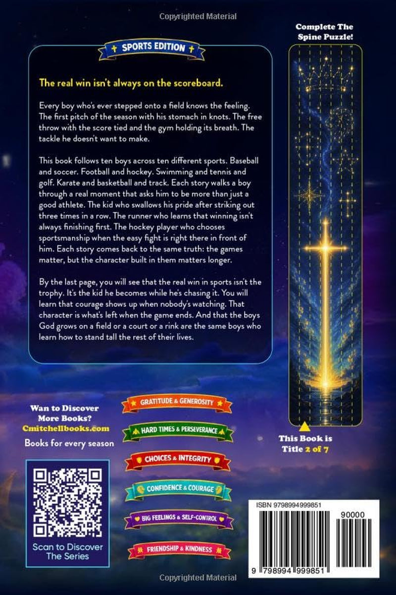 Because God Loves You: Inspiring Christian Stories Sports Edition:: With Engaging Educational Life Lessons & Missions that Build Character, Courage, & ... 6 and Up) (Because God Loves You Series)