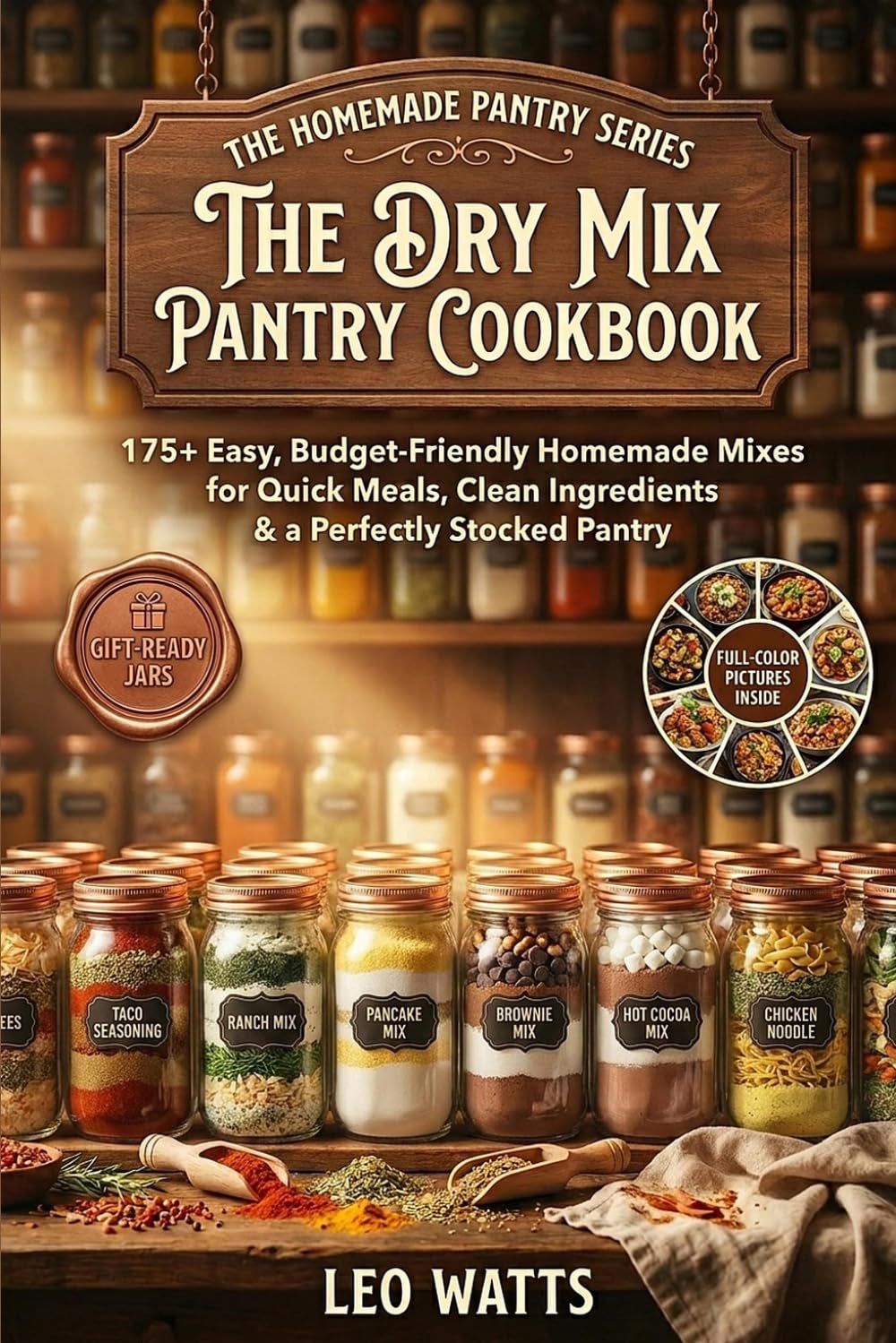 The Complete Dry Mix Pantry Cookbook: 175+ Easy, Budget-Friendly Homemade Mixes for Quick Meals, Clean Ingredients & a Perfectly Stocked Pantry (The Homemade Pantry Series)