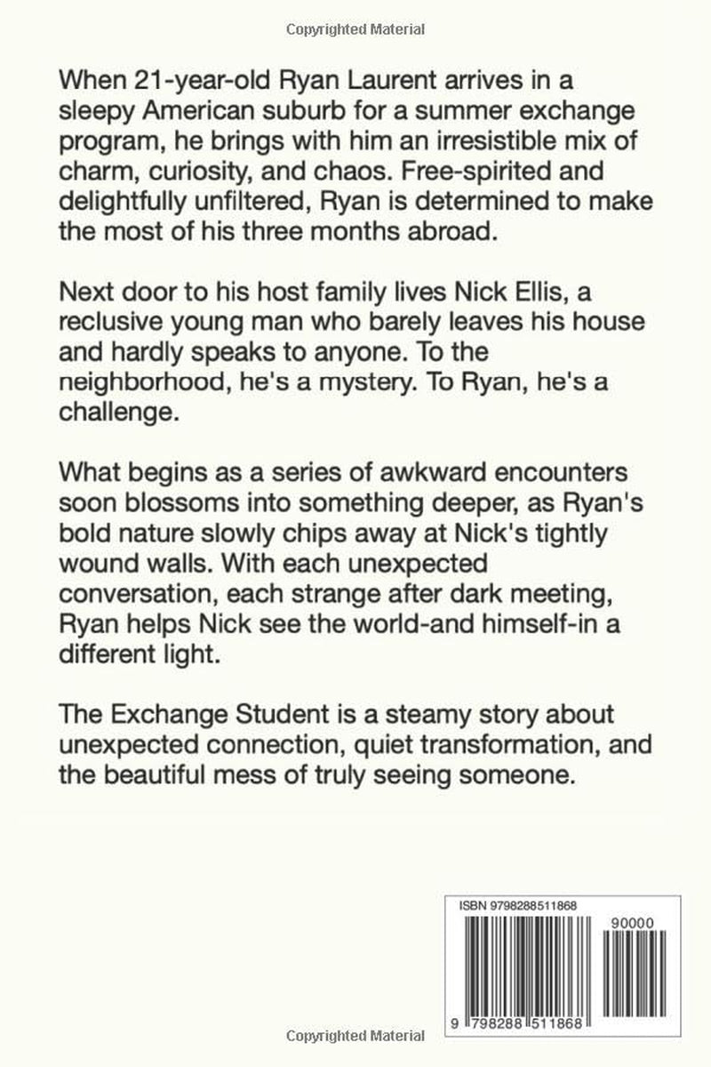 The Exchange Student: A MM Romance