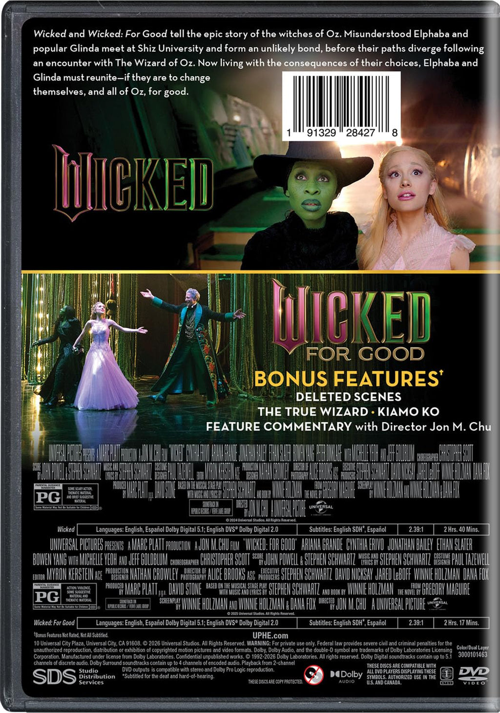 Wicked 2-Film Collection (DVD)