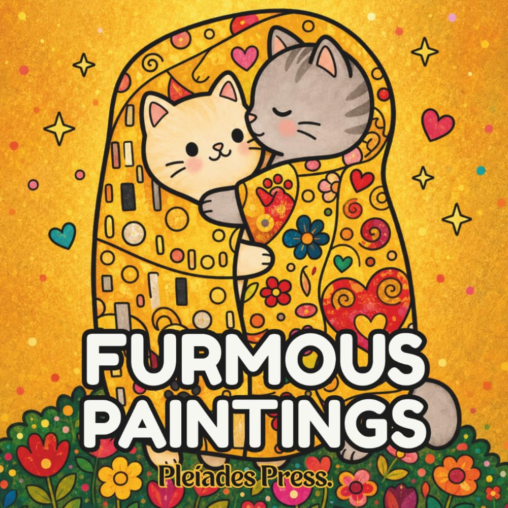 Furmous Paintings: A Whimsical Cat Coloring Book Inspired by the World’s Most Famous Paintings (Cat Art Coloring Books)