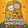 Furmous Paintings: A Whimsical Cat Coloring Book Inspired by the World’s Most Famous Paintings (Cat Art Coloring Books)