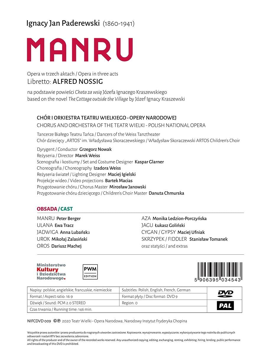 Manru - Opera in 3 Acts