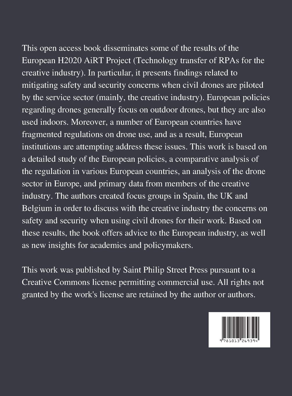 Ethics and Civil Drones: European Policies and Proposals for the Industry