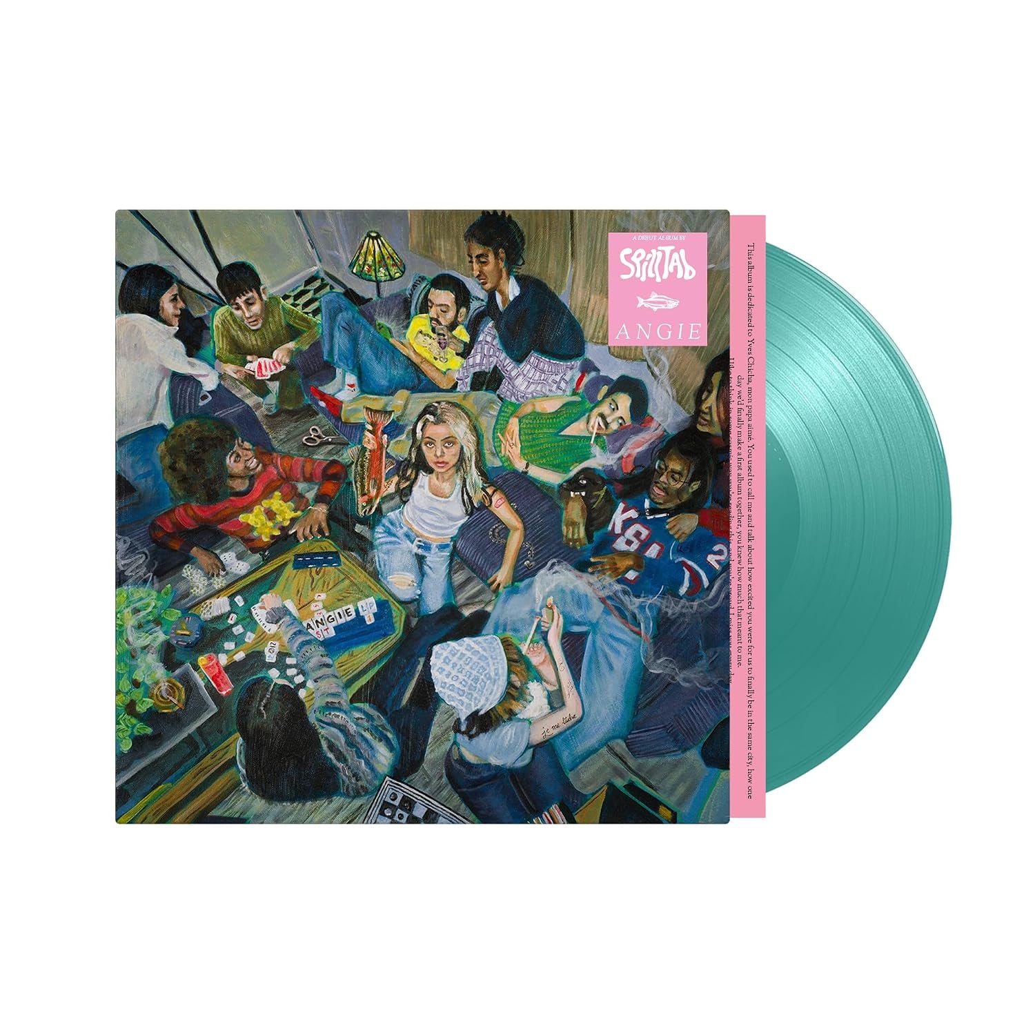 ANGIE [Transparent Green-Blue Petrol LP]