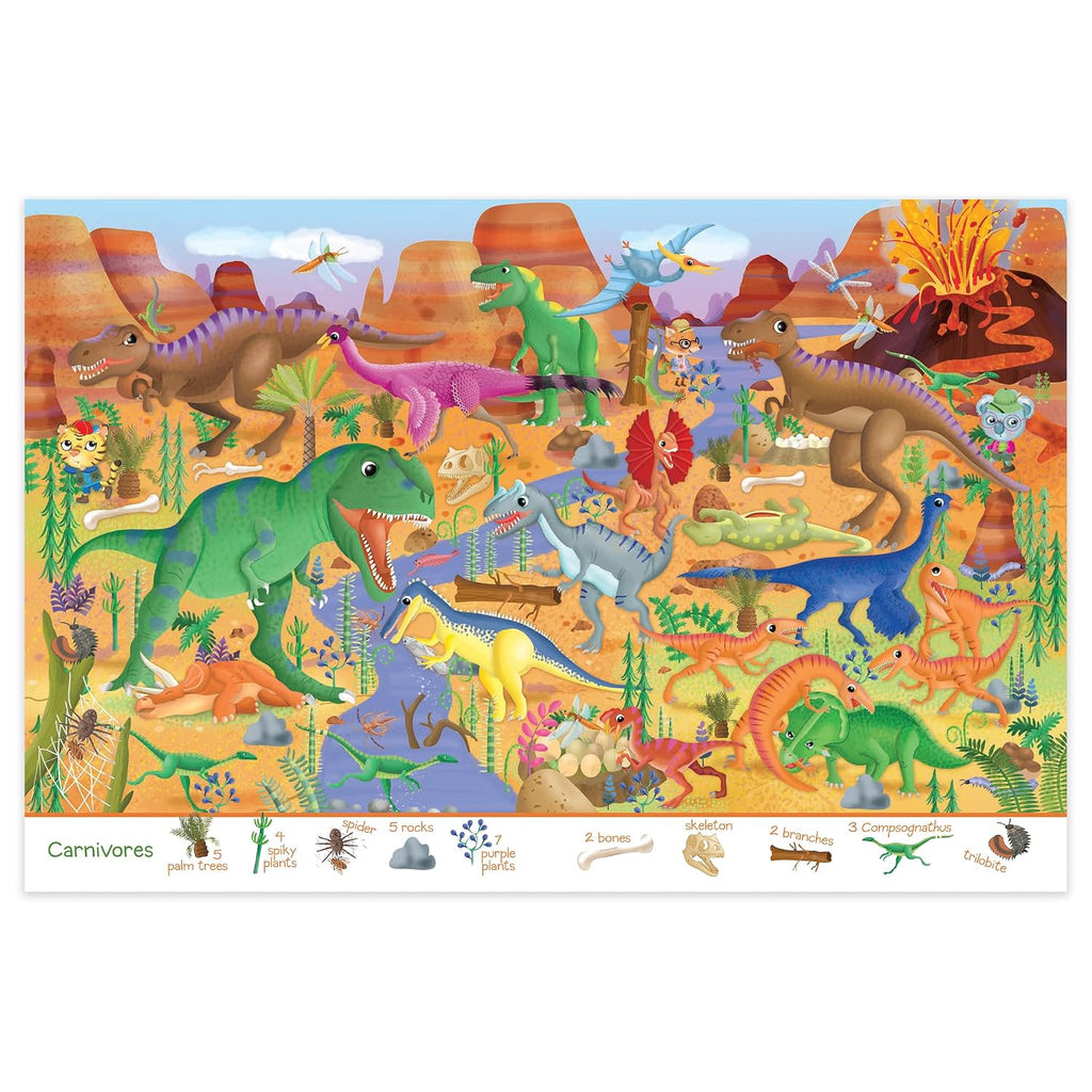 Seek & Find with Freddy and Ellie, 4 Book Set. Includes Dinosaurs, Outer Space, The Case of the Missing Mona Lisa, and The Secret of the Roman Colosseum