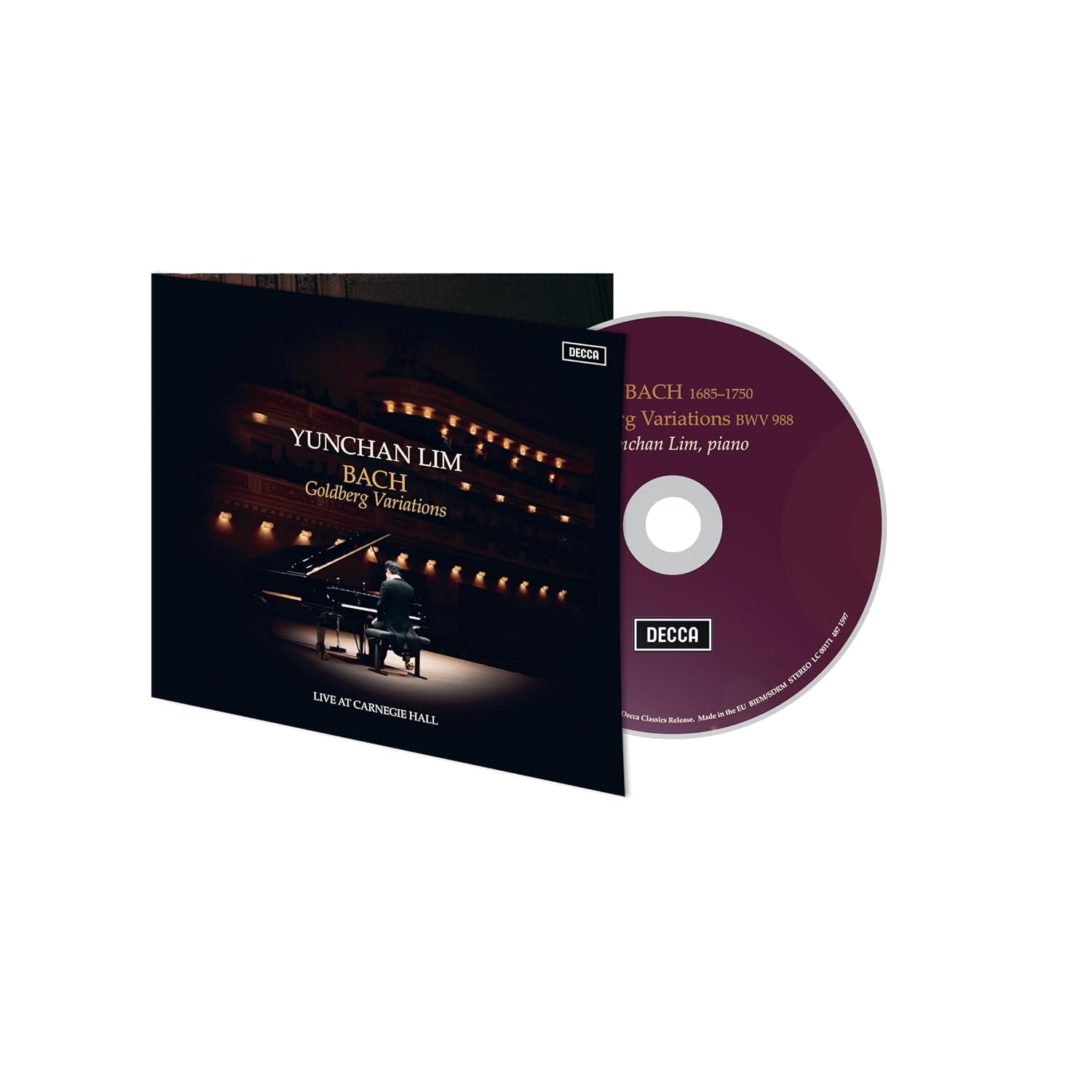 J.S. Bach: Goldberg Variations Live at Carnegie Hall", New York", 2025