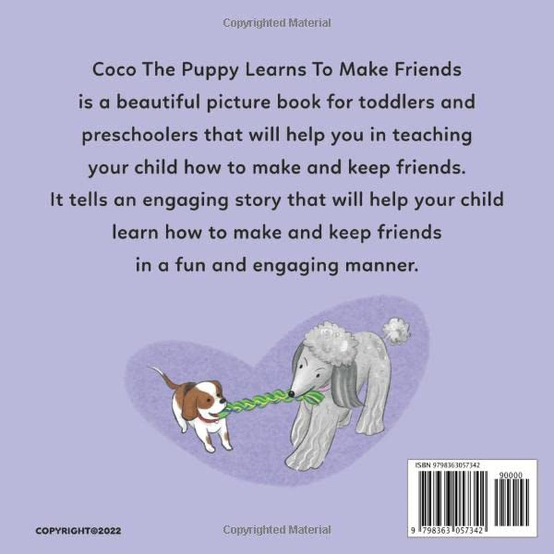 Coco The Puppy Learns To Make Friends: A Cute and Engaging Rhyming Story about Friendship and Social Skills