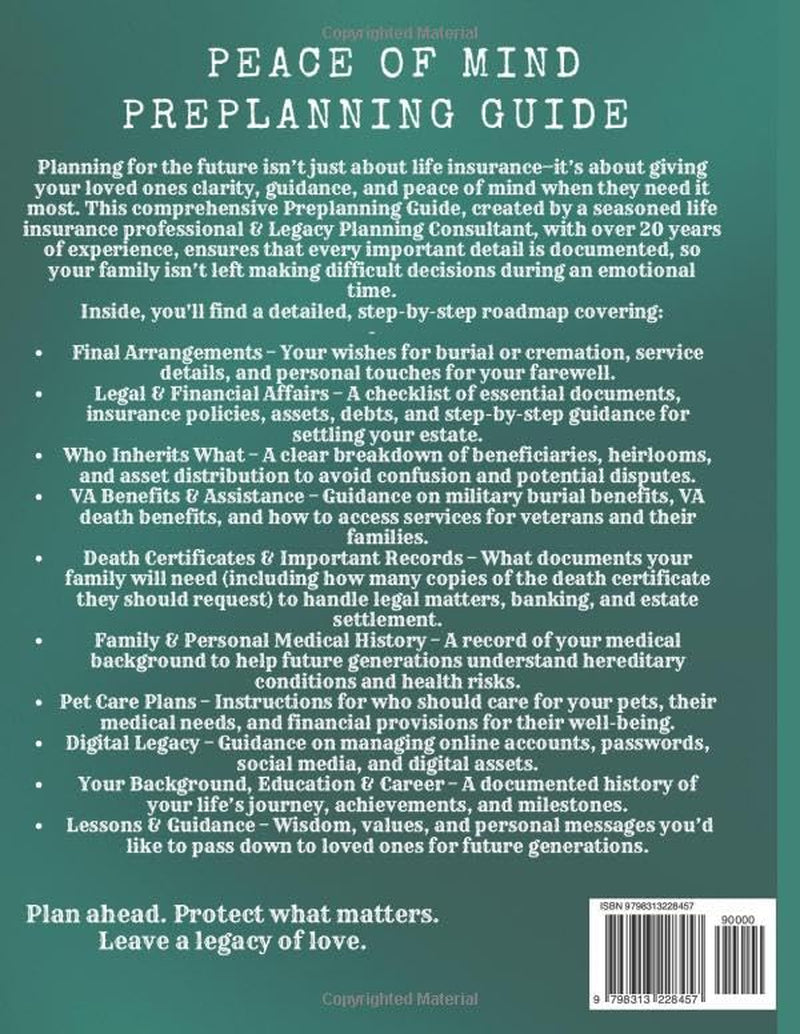 Peace of Mind Preplanning Guide