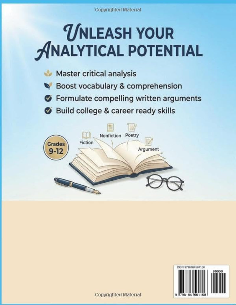 Mastering Reading Comprehension Workbook Grades 9-12: Targeted Practice for Strengthening Interpretation, Analytical Thinking, Vocabulary Development, ... with Answers (The Empowered Student Series)