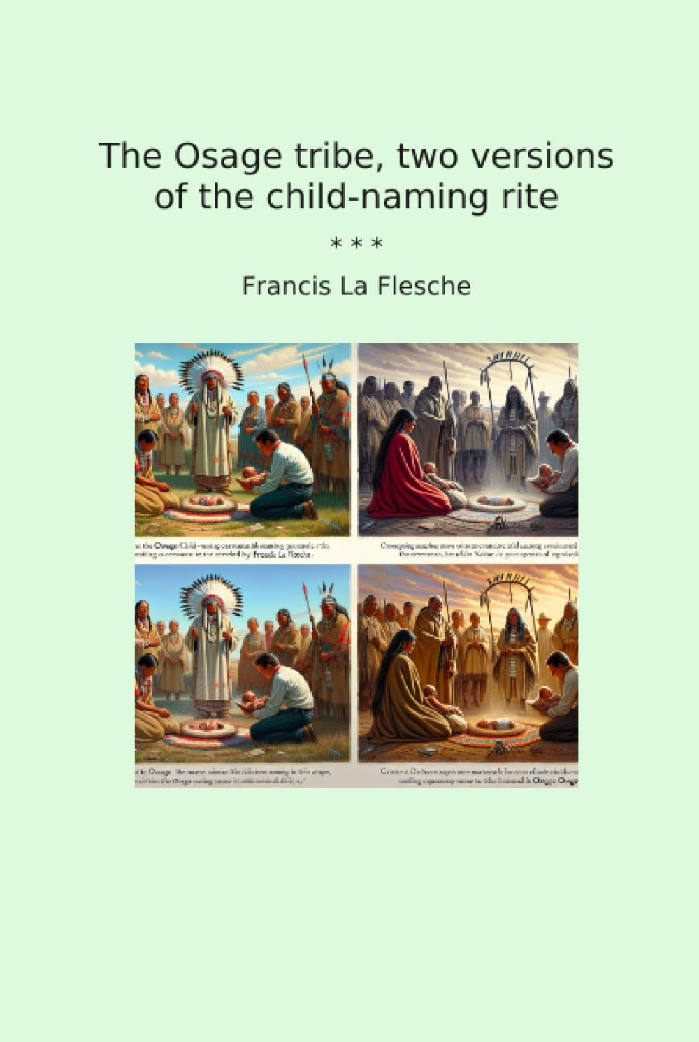 The Osage tribe, two versions of the child-naming rite (Classic Books)