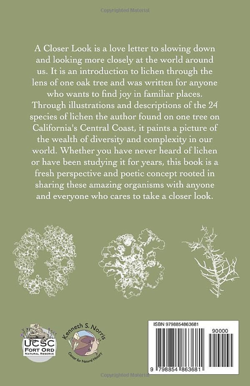 A Closer Look: An Illustrated Exploration of the Lichens Found on a Single Oak