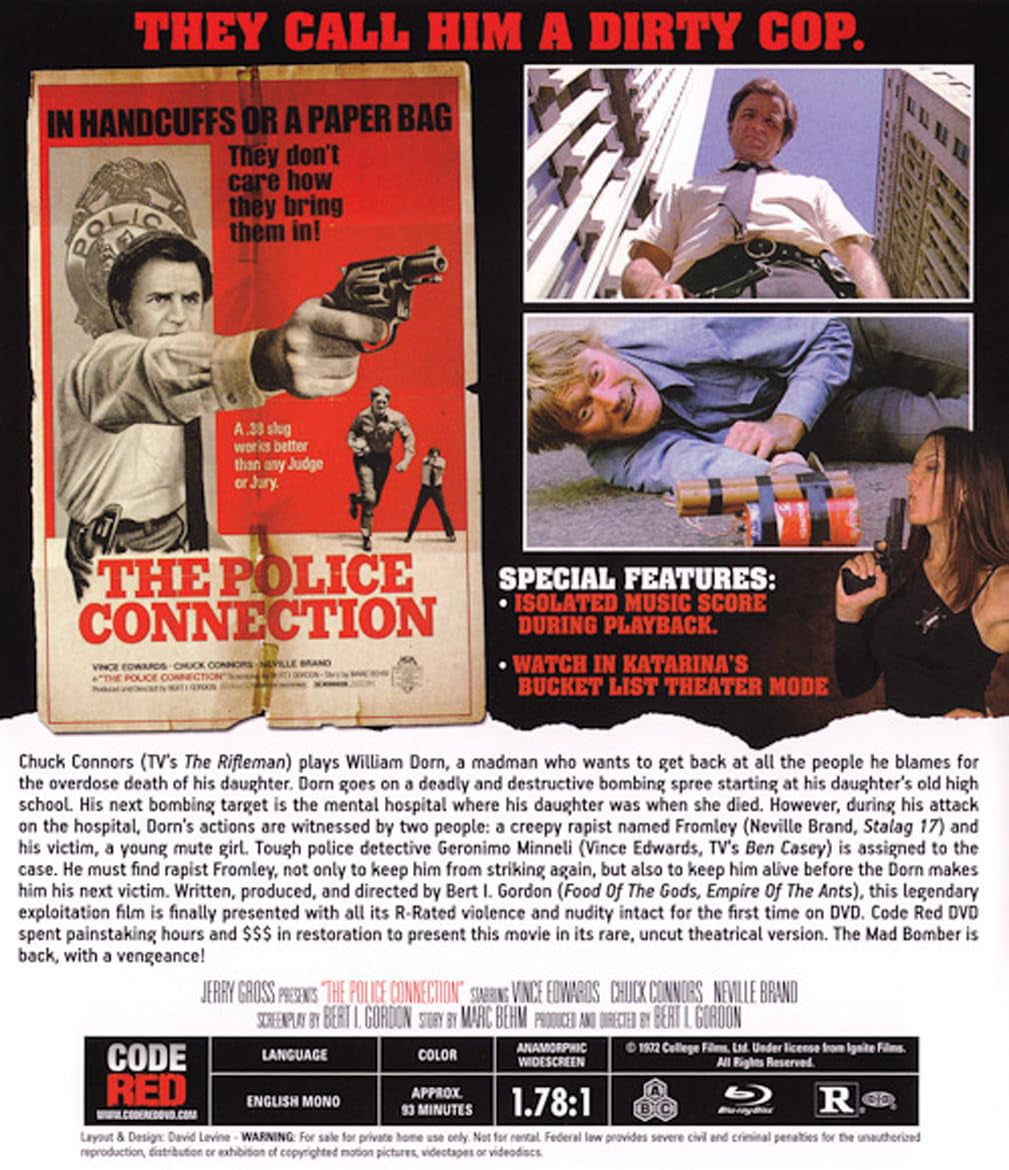 The Police Connection (aka The Mad Bomber) Violent Cut [Blu-ray]