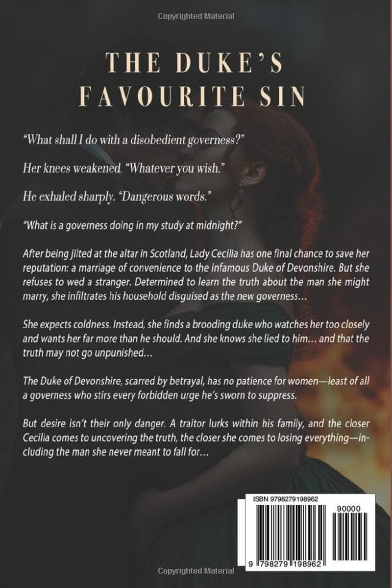 The Duke's Favourite Sin: A Steamy Regency Romance Book (The Fallen Dukes)
