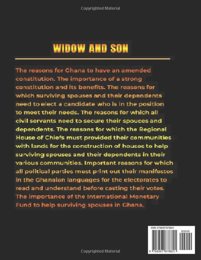 Widow And Son: The tears and suffering of a widow and son from Ghana