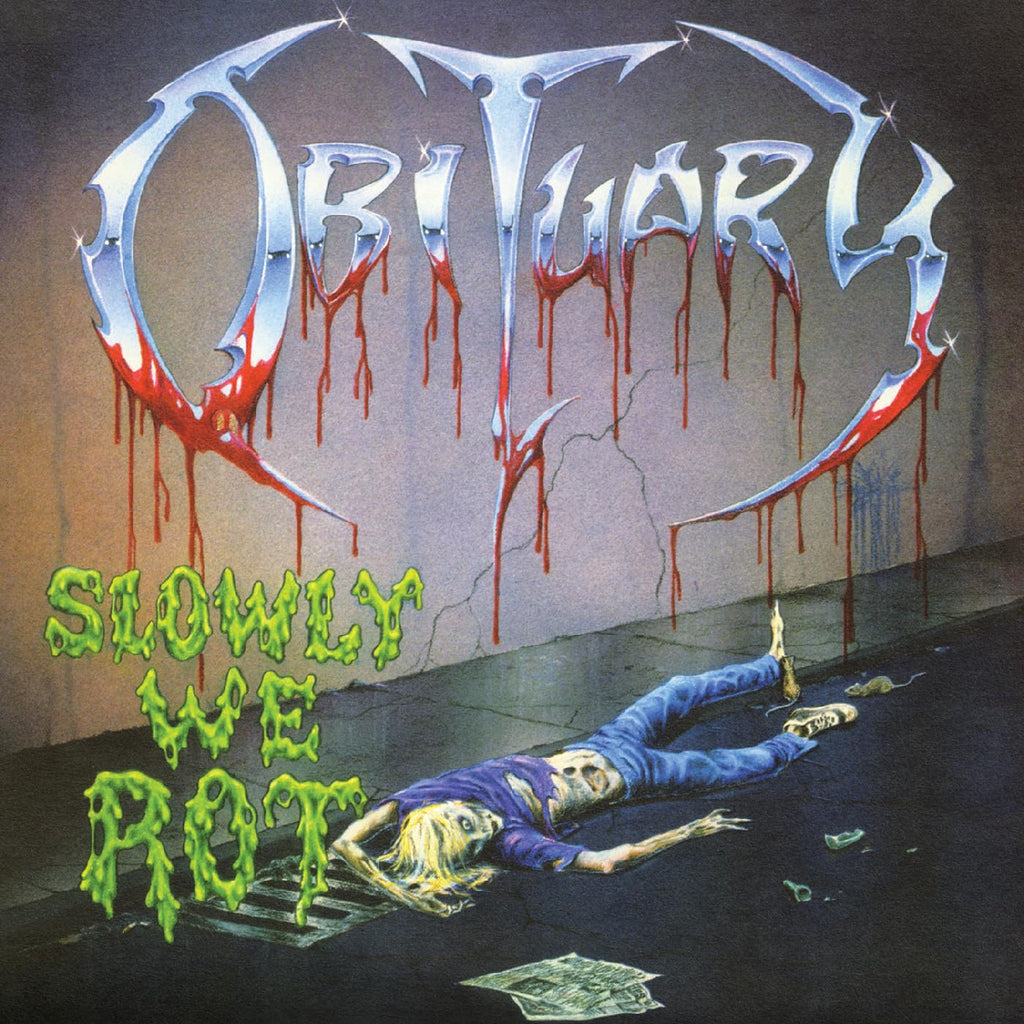 Slowly We Rot REMASTERED, EXPANDED CORPSE BLUE WITH BLOOD SPLATTER