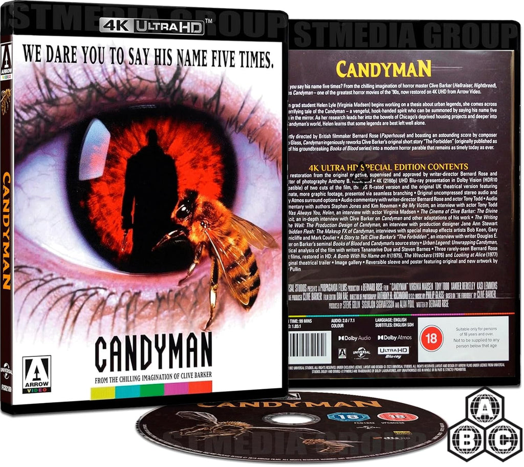 Candyman (Special Bonus Features / Reversible cover) [1992] [4K Ultra HD] [Region Free]