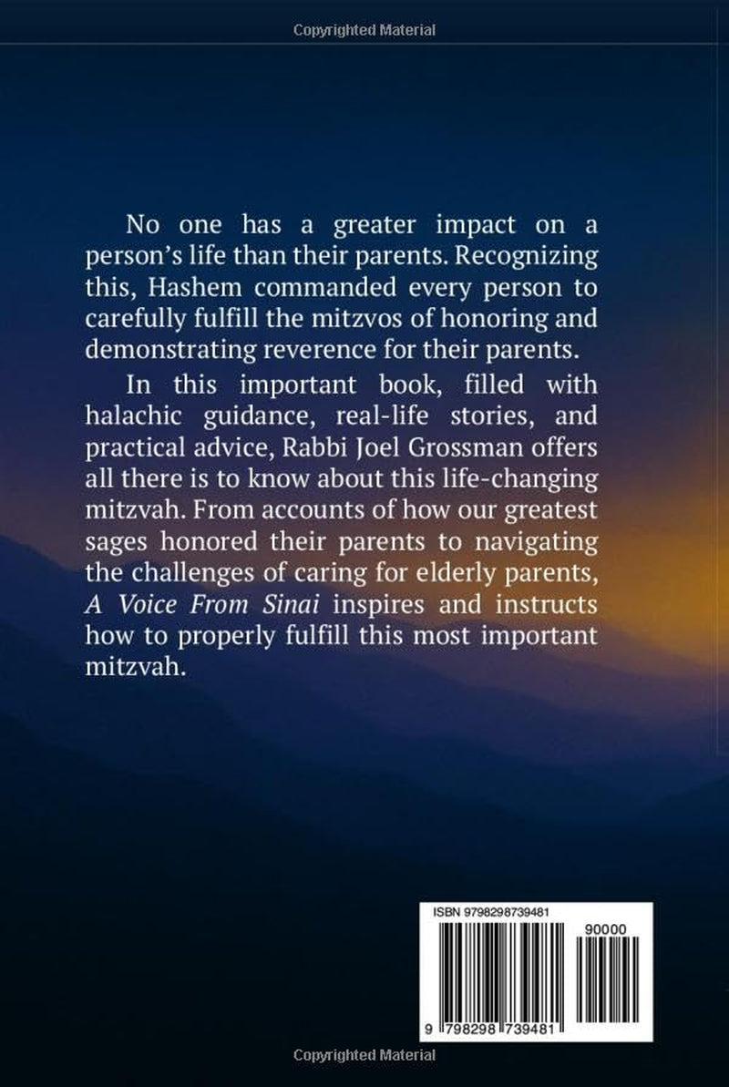 A Voice From Sinai: Honor Your Father and Mother