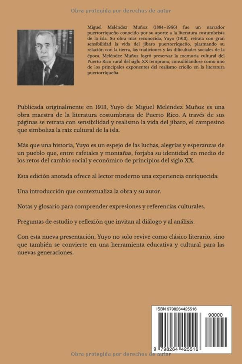 YUYO: Novela de Costumbres Puertorriqueñas (Spanish Edition)