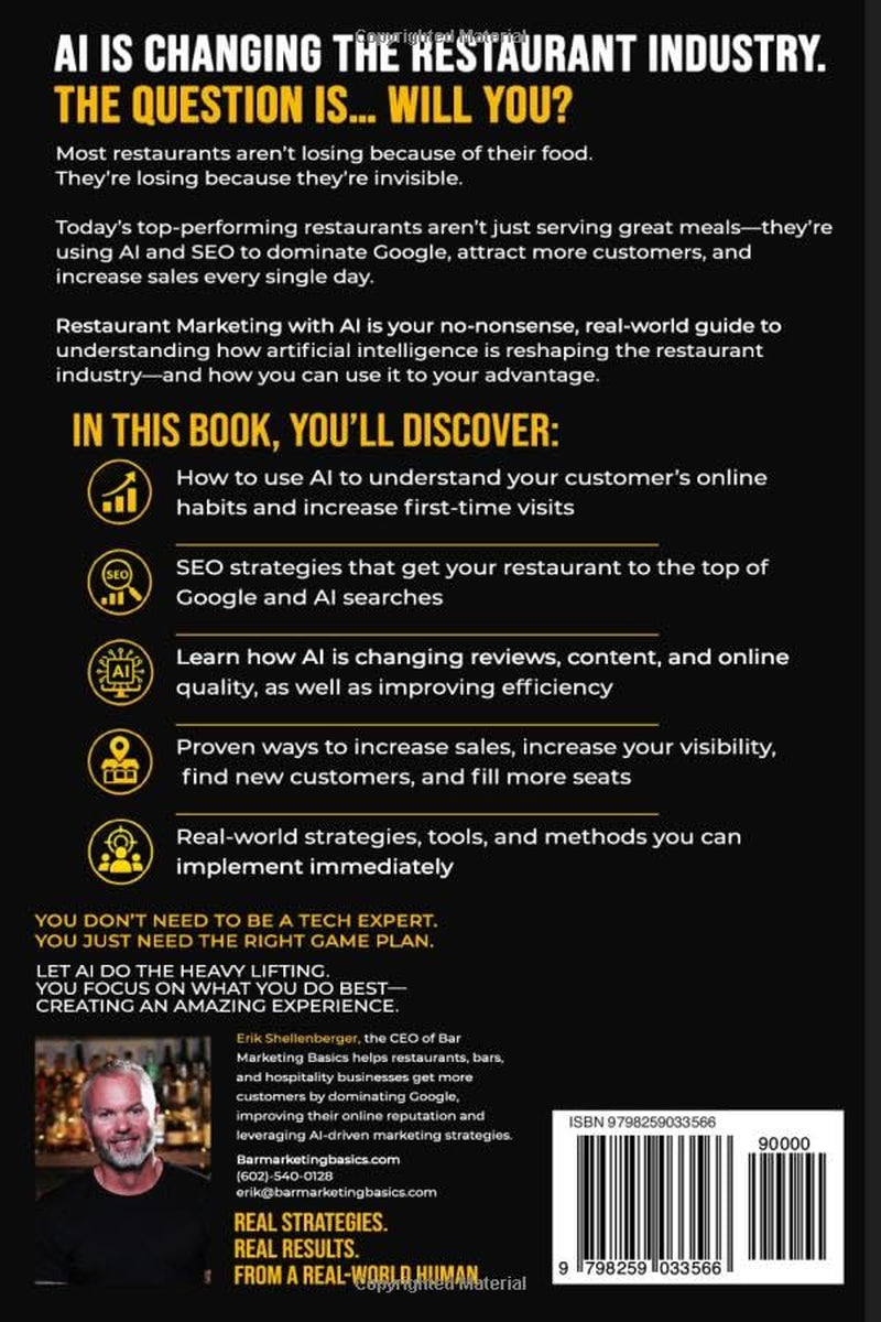 Restaurant Marketing With AI: How to Increase Sales, Rank on Google, and Get More Customers Using Artificial Intelligence and SEO