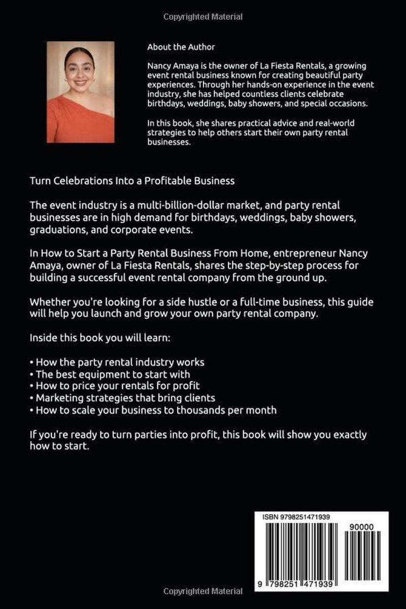 How to Start a Party Rental Business From Home: A Step-by-Step Guide to Building a Profitable Event Rental Business