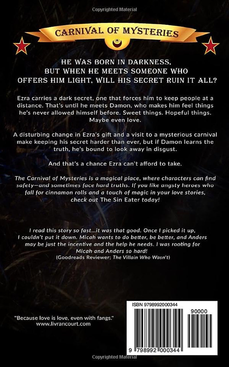 The Sin Eater: An M/M Paranormal Snarky vs Cinnamon Roll Romance (The LOSA Files)