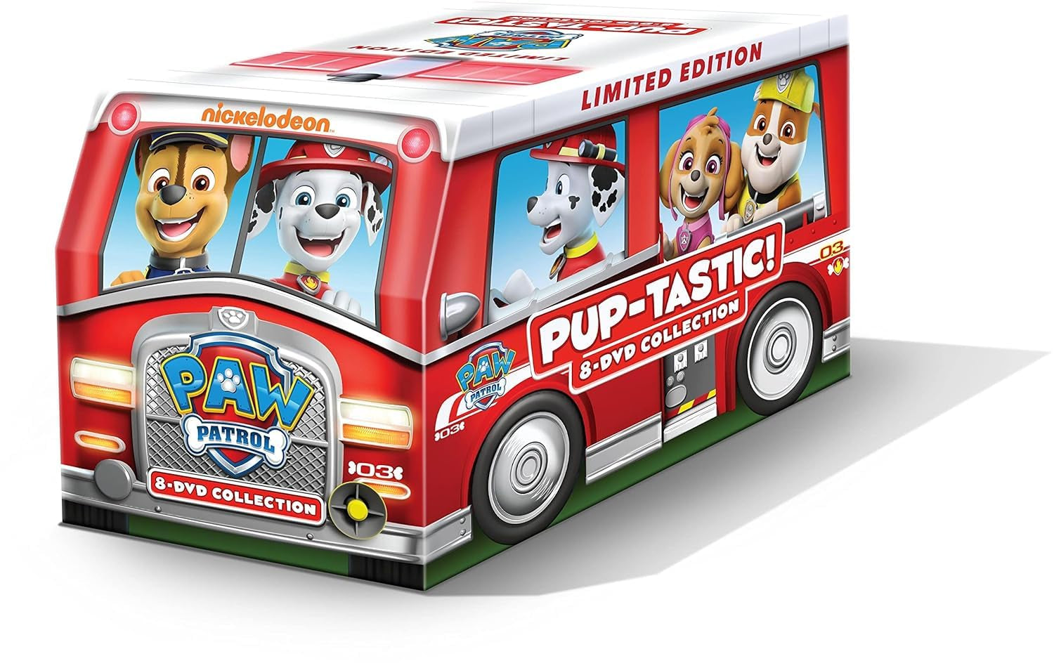 PAW Patrol: Pup-Tastic! 8-DVD Collector Edition Marshall's Fire Truck