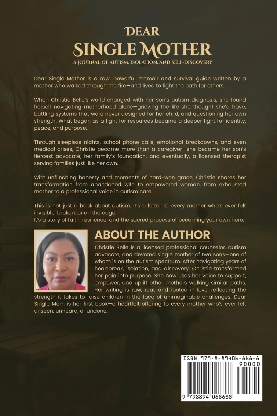 Dear Single Mother: A Journal of Autism, Isolation, and Self-Discovery