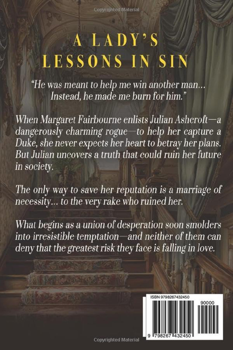 A Lady's Lessons in Sin: A Steamy Regency Romance Book (The Fairbourne Sisters)