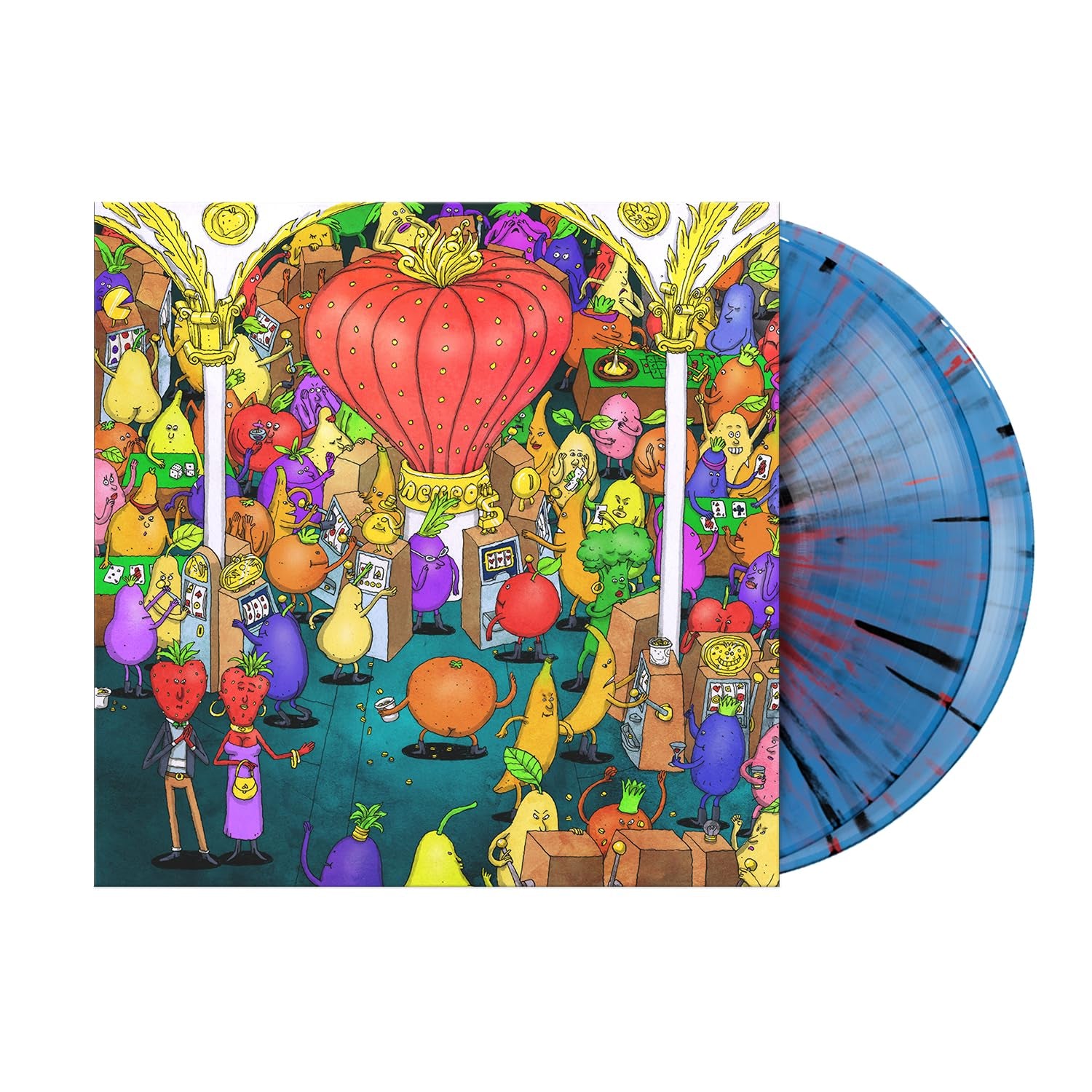 Jackpot Juicer Blue/Black/Red Splatter