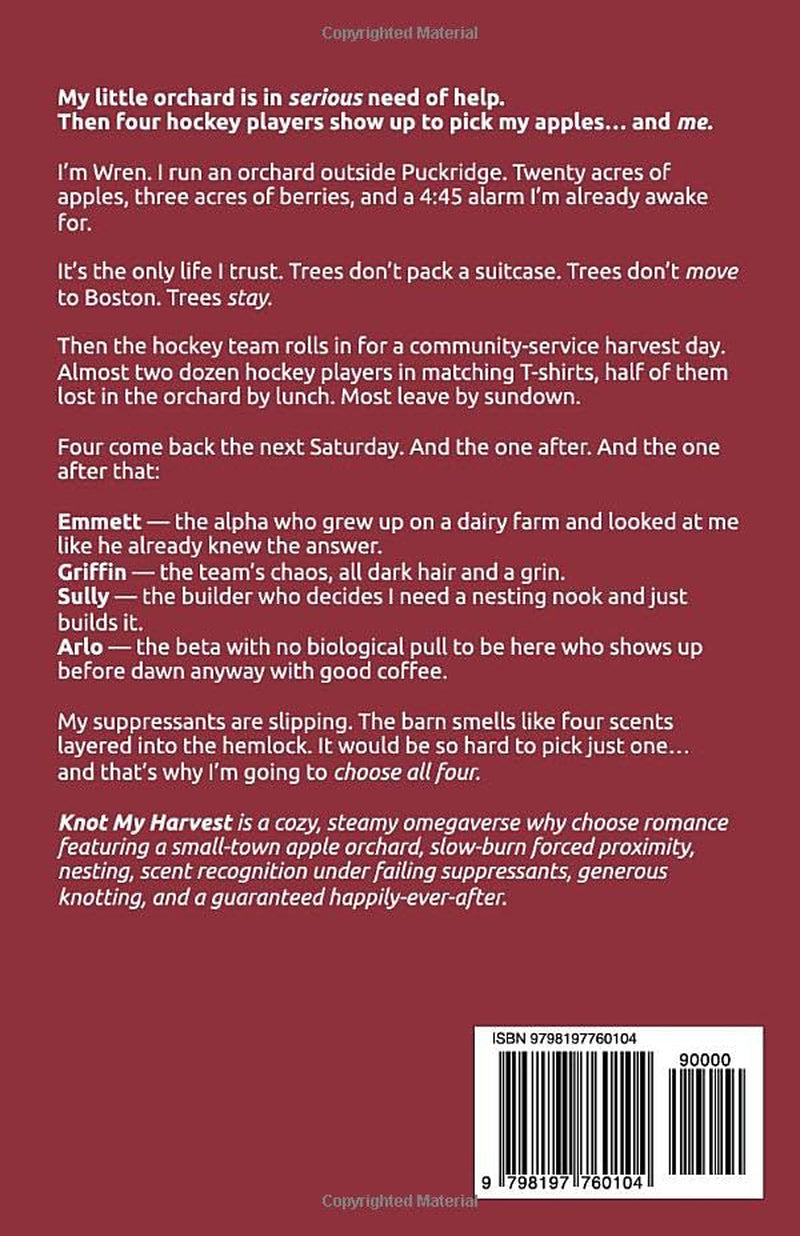 Knot My Harvest: A Slow Burn Fated Mates Cozy Omegaverse Reverse Harem Romance (Puckridge Omegaverse)