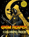 Grim Reaper’s Realm: A Haunting Coloring Book for Adults