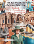 Vintage Travel and Adventure Ephemera Book: A Curated Collection of Maps, Stamps, Passport Pages, Postcards & Landmark Pieces to Cut Out and Collage ... Card Making, Mixed Media and Paper Crafts