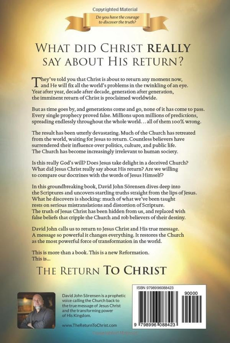 What nobody told You About The Return Of Christ