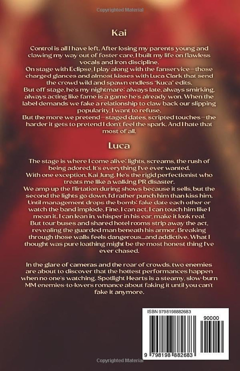 Spotlight Hearts: MM Rockstar Romance (Fame & Fire)