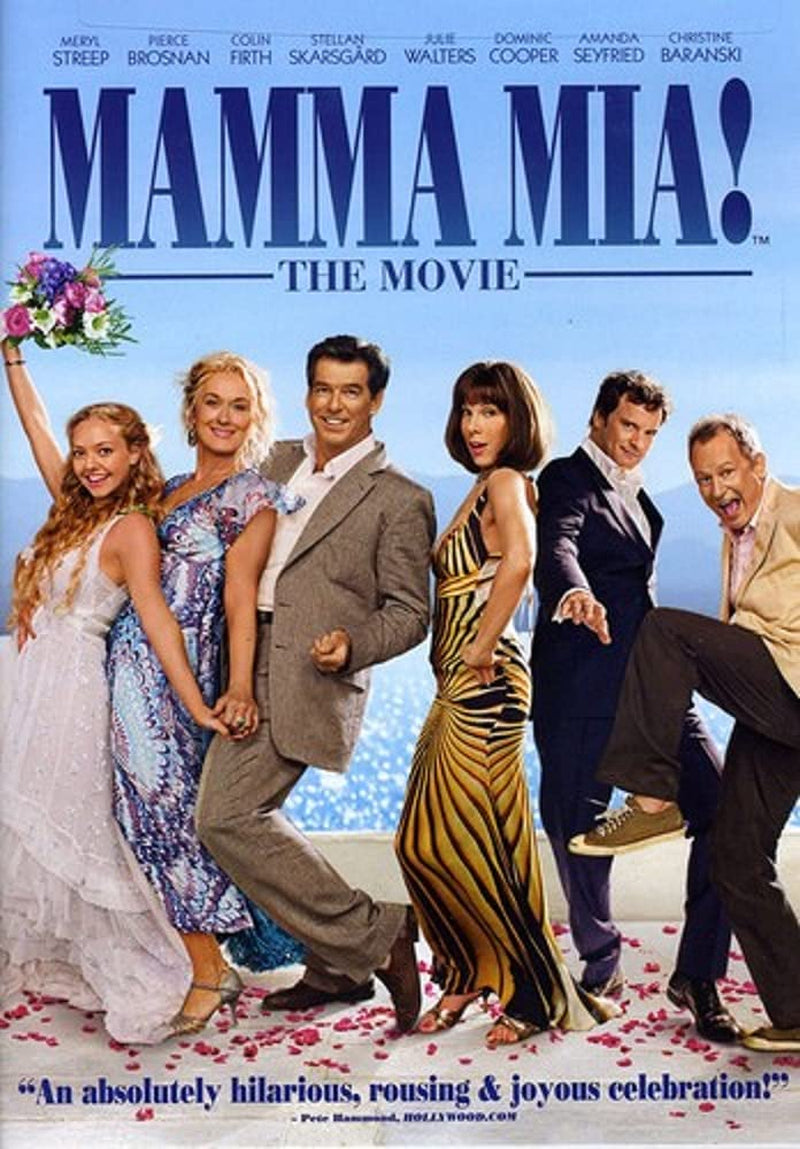 Mamma Mia! and Mamma Mia Here We Go Again Double Feature 2 DVD Set With Bonus Glossy Cinema Time Art Card