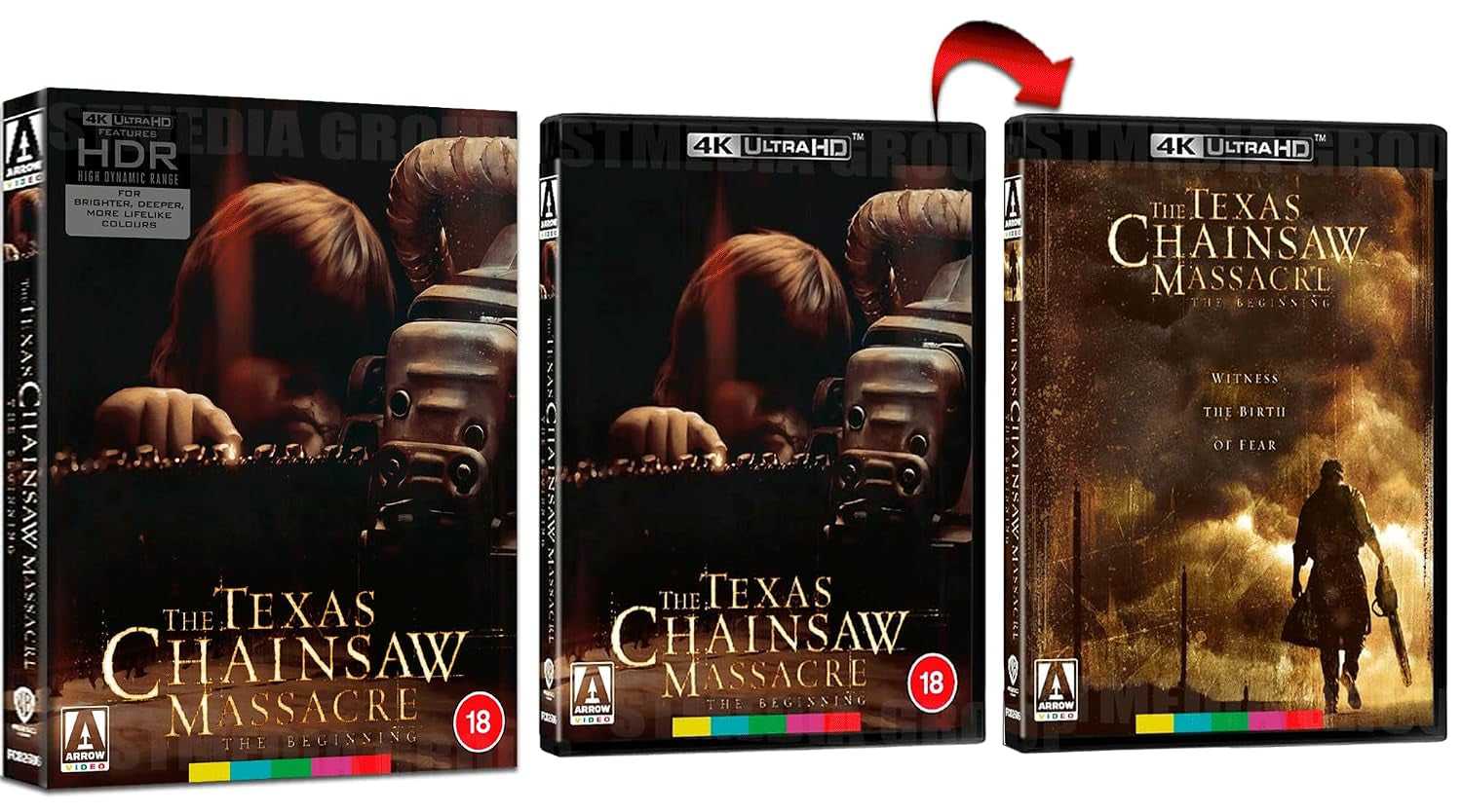 The Texas Chainsaw Massacre: The Beginning (Limited Edition, Reversible cover) [4K Ultra HD] [Region Free]