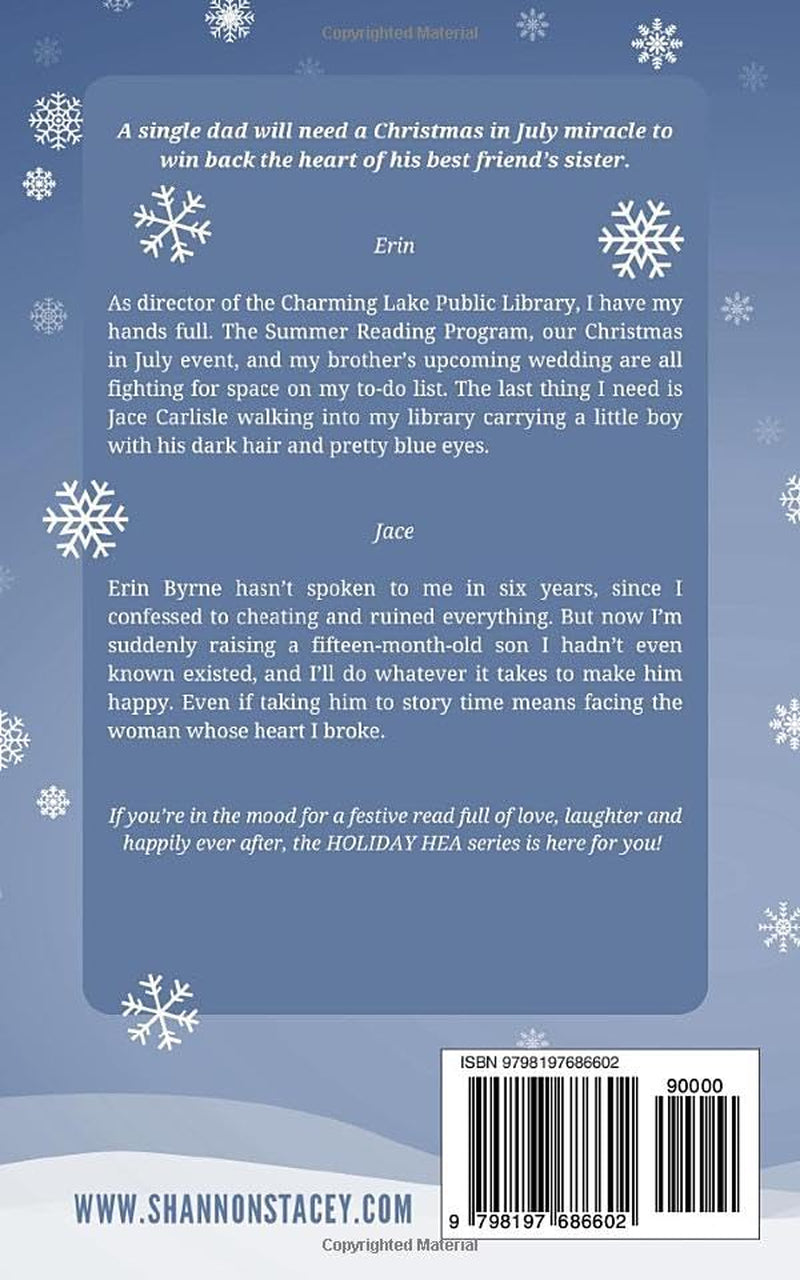 The Single Dad's Christmas in July (Holiday HEA)