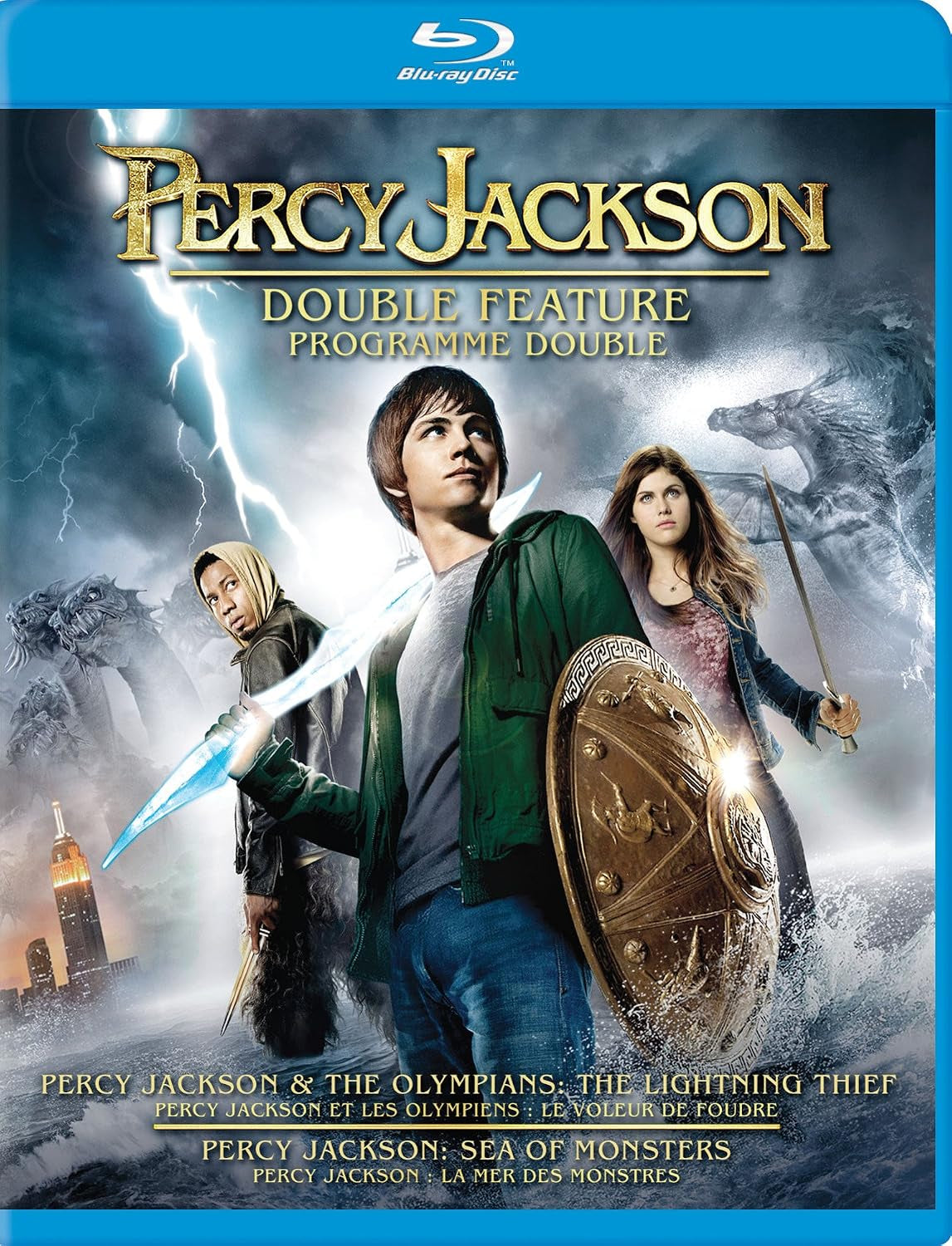 Percy Jackson & The Olympians : The Lightning Thief / Percy Jackson: Sea of Monsters (Percy Jackson Double Feature) [Blu-ray]