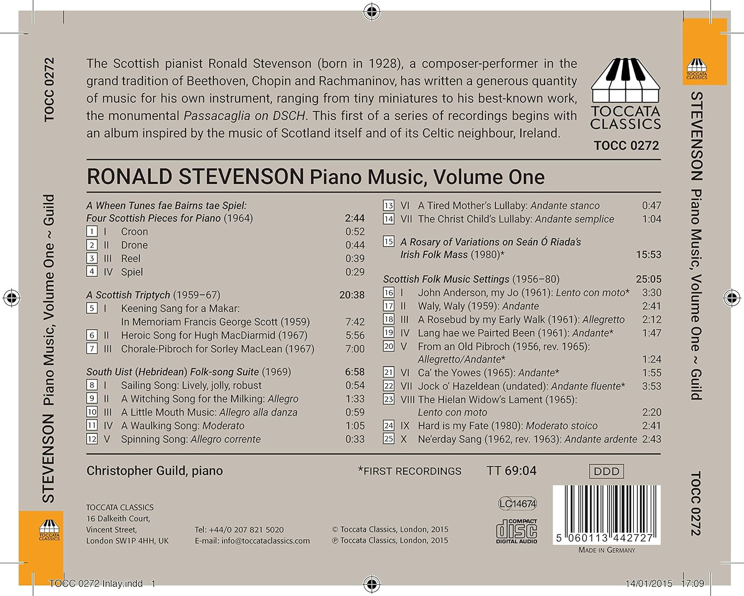 Piano Music 1 - a Celtic Album