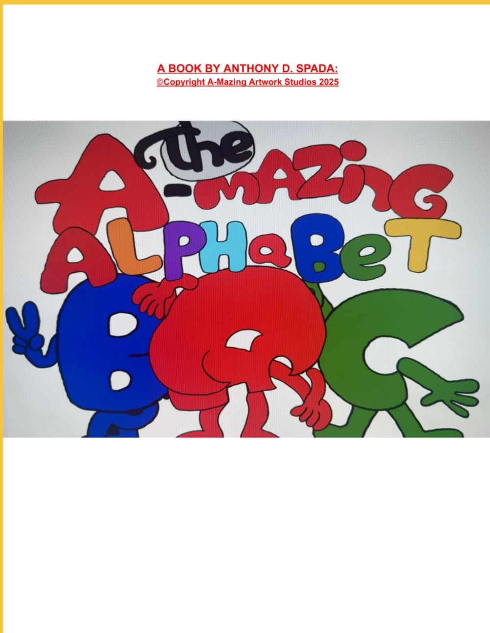 The A-mazing Alphabet (The World Of Anthony’s A-mazing Artwork®️)