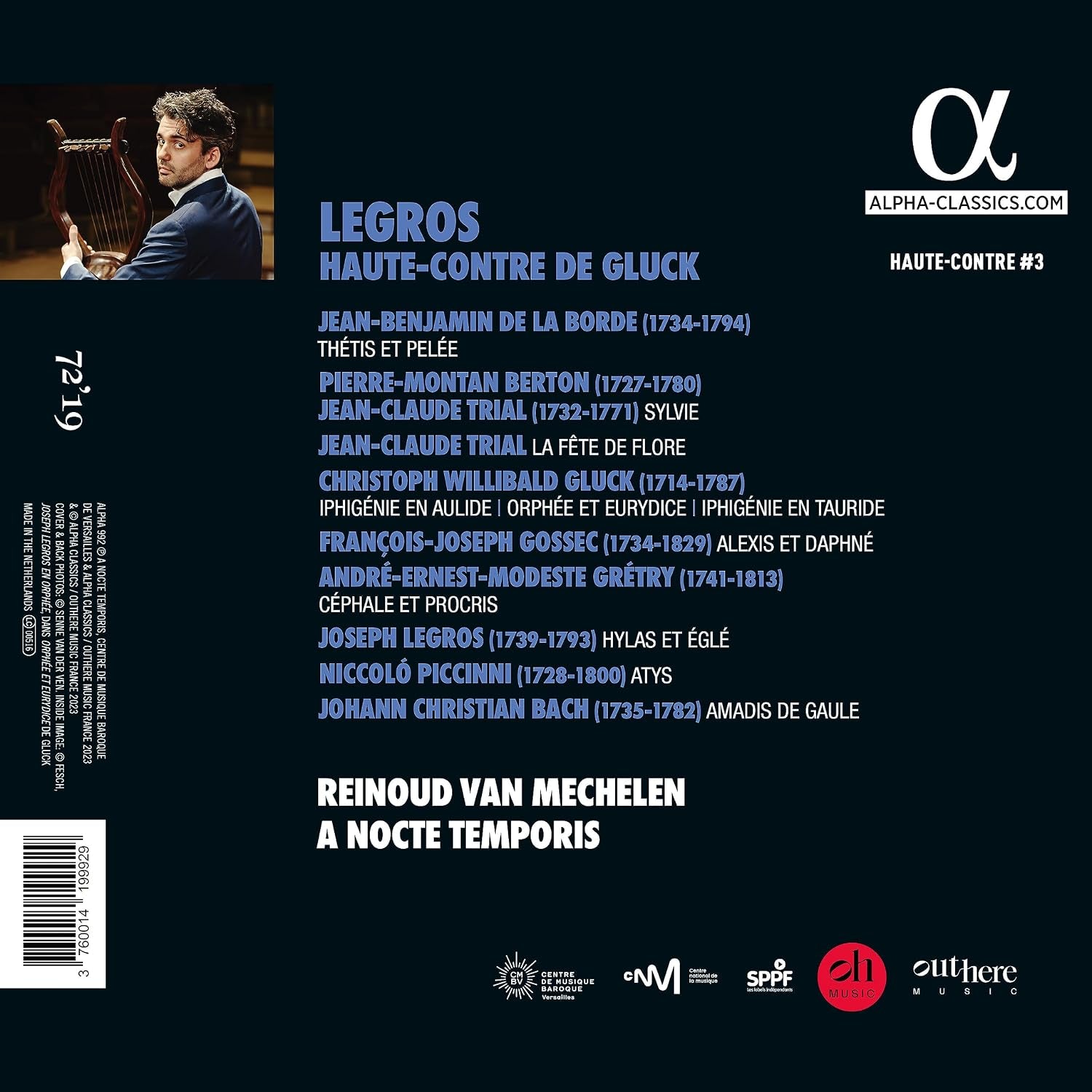 Legros - Haute-Contre de Gluck