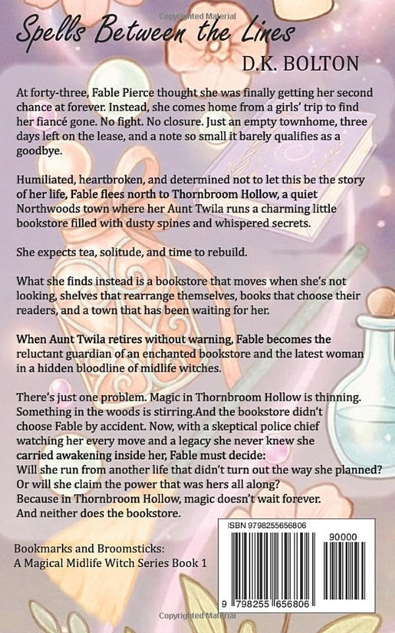 Spells Between the Lines (Bookmarks and Broomsticks: A Magical Midlife Witch Series)