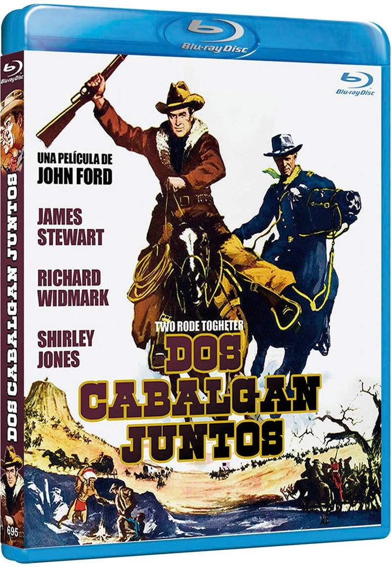 Two Rode Together (1961) ( 2 Rode Together ) [ Blu-Ray, Reg.A/B/C Import - Spain ]