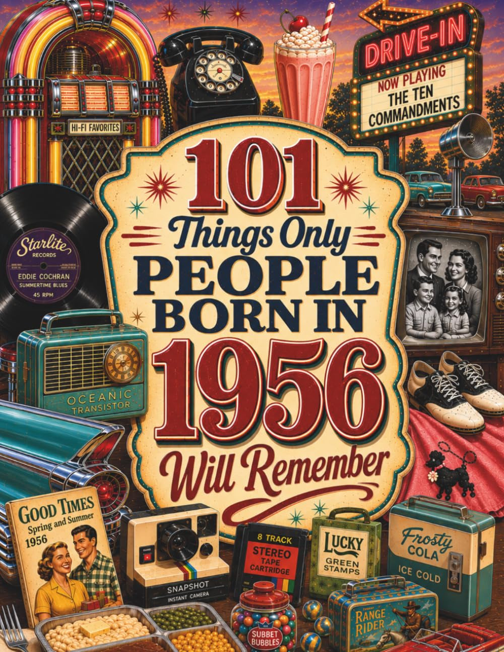 101 Things Only People Born in 1956 Will Remember: The Ultimate Nostalgia Book for Baby Boomers, A Memory Recall Journey Through the 50s, 60s, and 70s ... (Remember When: Year You Were Born Series)