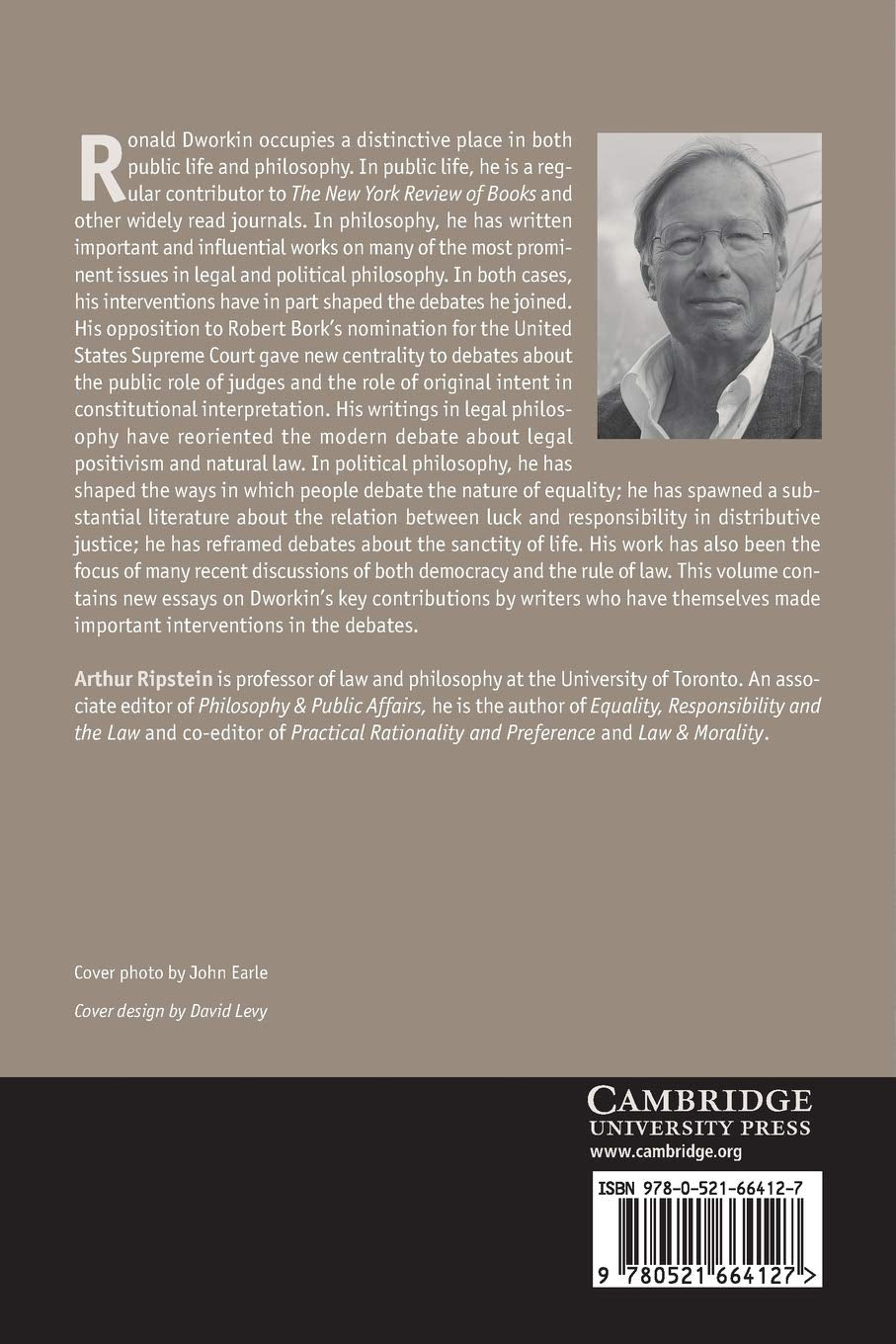 Ronald Dworkin (Contemporary Philosophy in Focus)