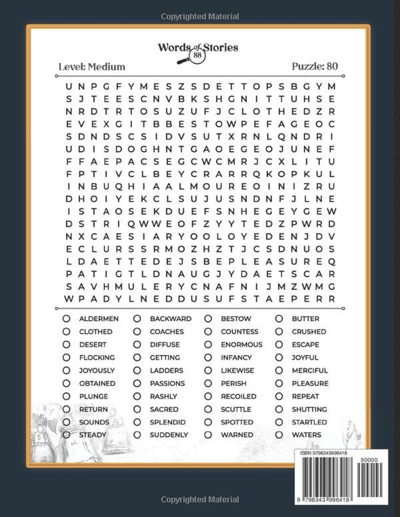Christmas Word Search Book for Adults – 4000 words to find one by one: 100+ Large Print words search puzzles from Dickens's A Christmas Carol novel