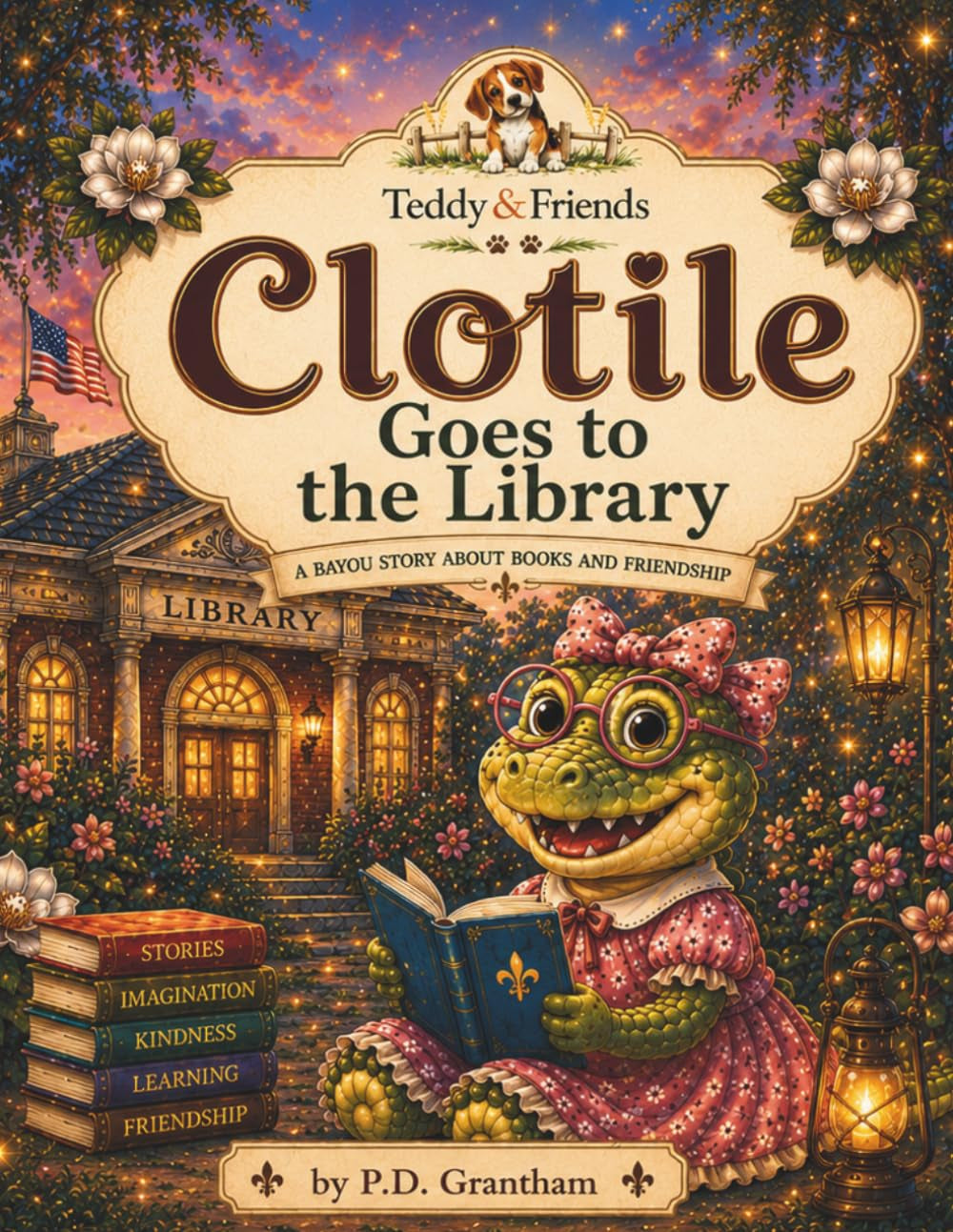 Clotile Goes to the Library: A Bayou Story about Books and Friendship (Clotile's Bayou Adventures)