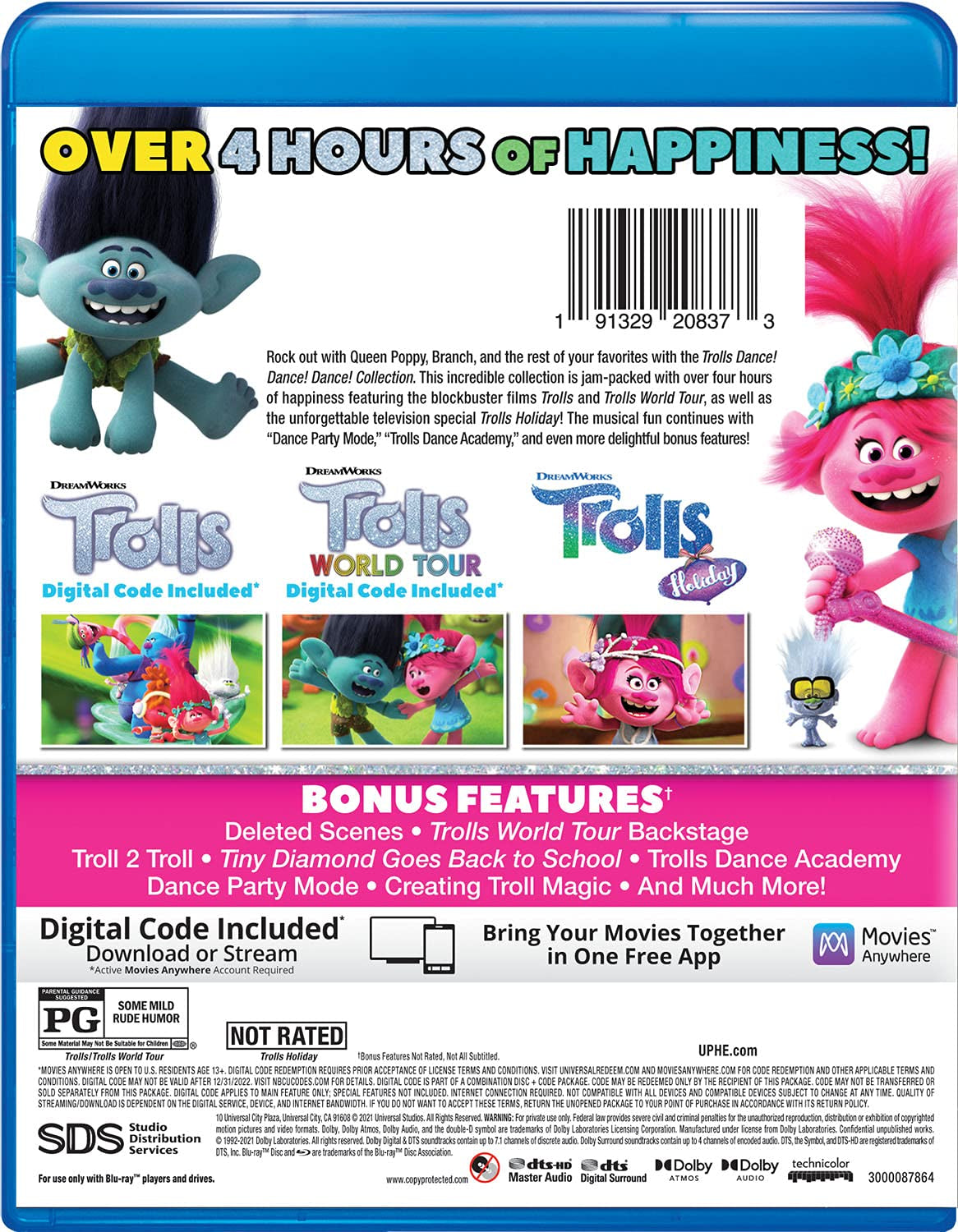 Trolls: Dance! Dance! Dance! Collection - Blu-ray + Digital