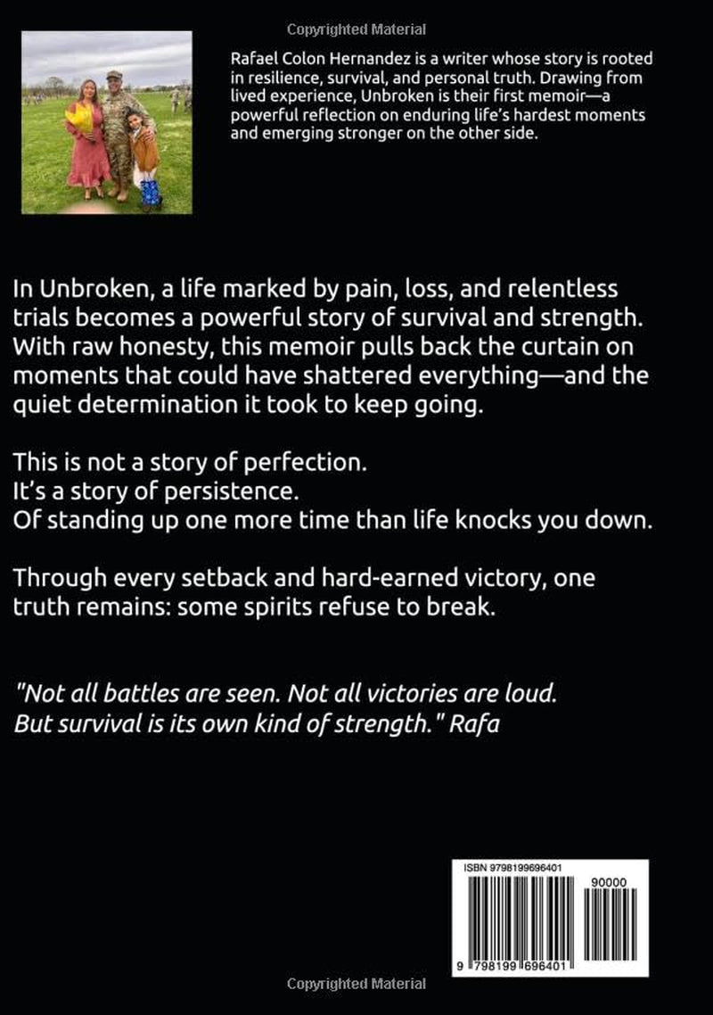 UNBROKEN: A Soldier's Journey from Struggle to Strength
